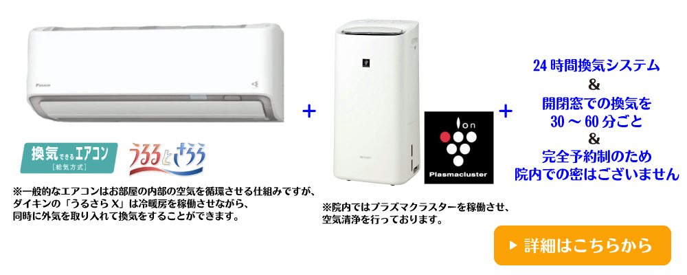 コロナ感染症対策実施中